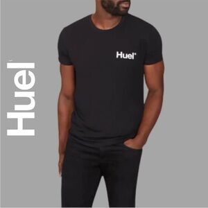 HUEL Men's Classic Black Tee